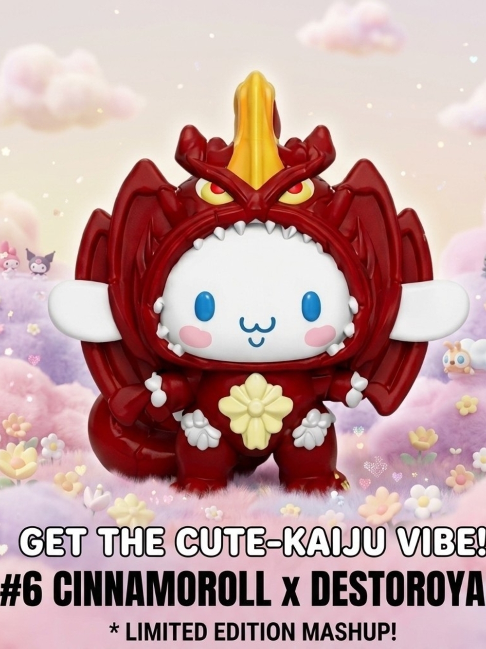 Cinnamoroll x Destoroyah #6, McDonald's Sanrio Godzilla Collaboration